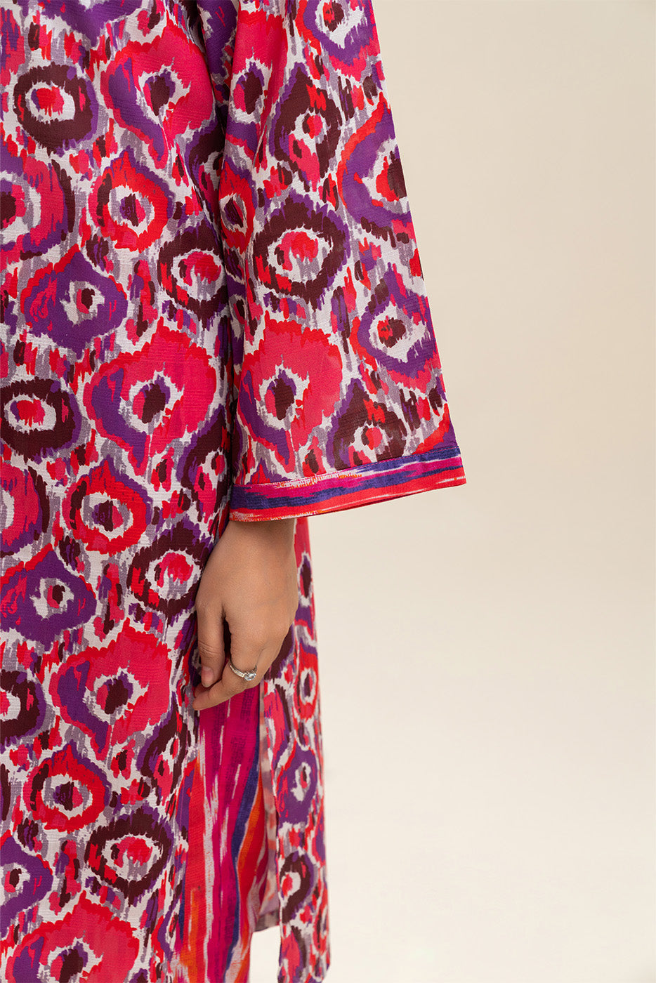 PRINTED DORIA LAWN SHIRT (PRET)