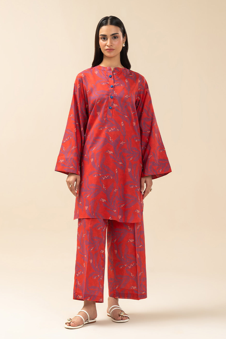 2 PIECE PRINTED LAWN SUIT (PRET)