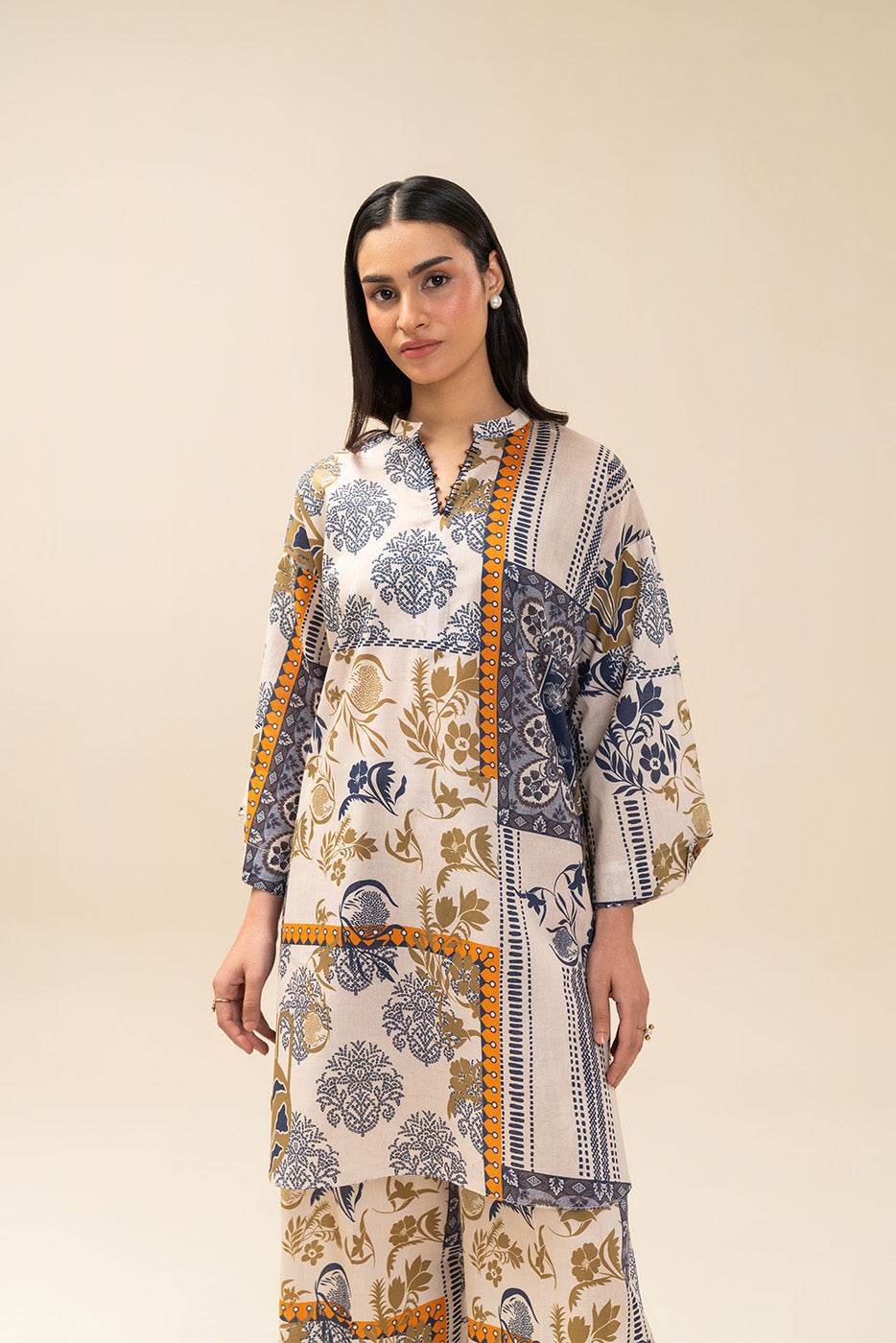 2 PIECE PRINTED LAWN SUIT (PRET)