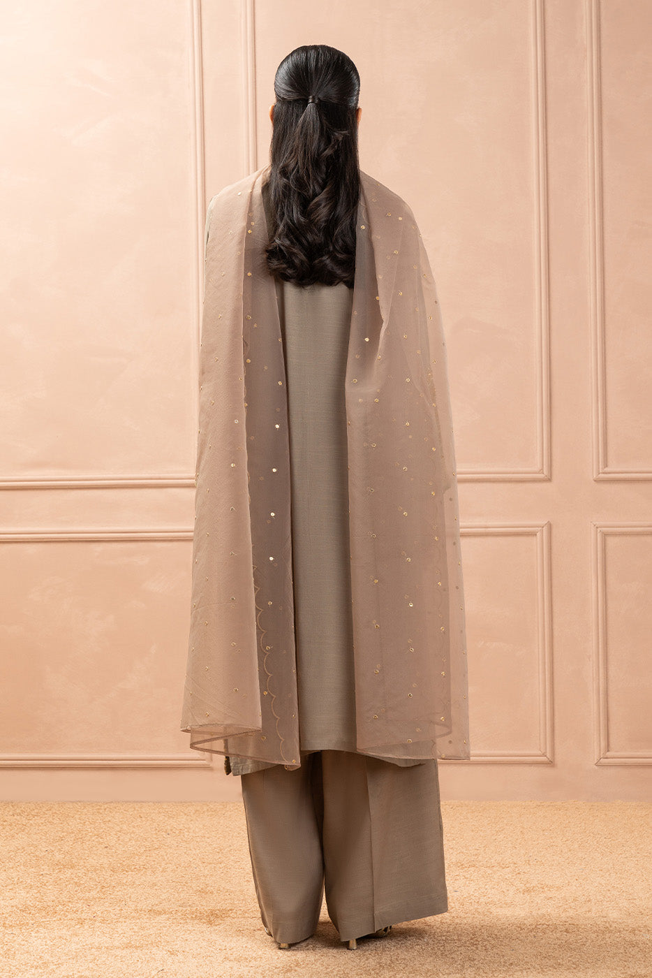 2 PIECE EMBROIDERED RAW SILK SUIT (LUXURY PRET)