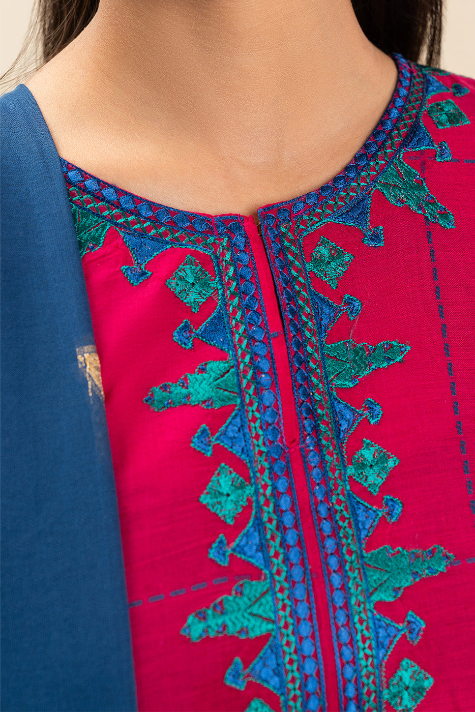 3 PIECE EMBROIDERED JACQUARD SUIT (PRET) - BT1260001PR0029-MULTI-2000000307533-8