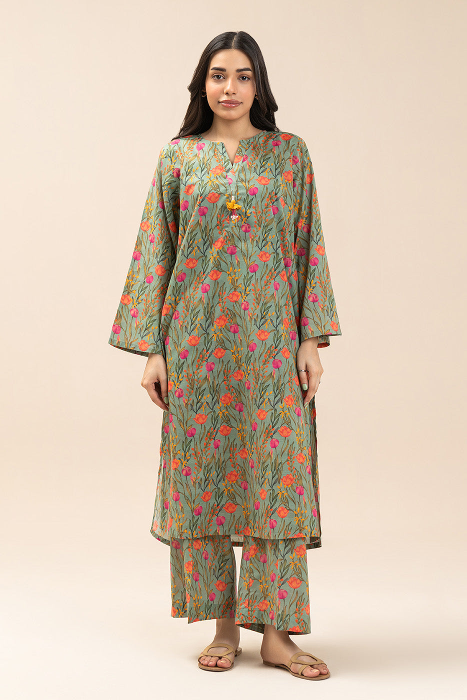 2 PIECE PRINTED DORIA LAWN SUIT (PRET)