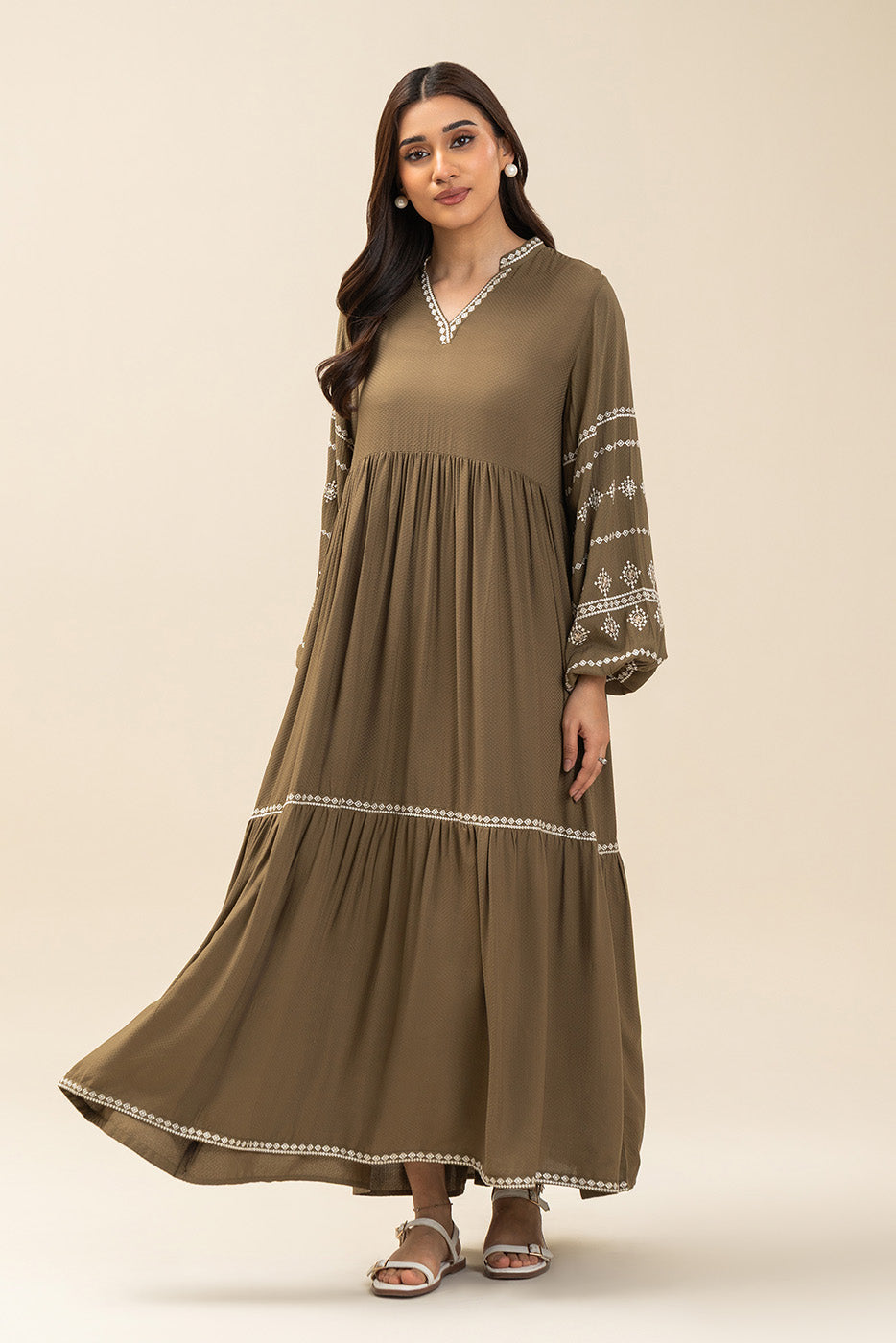 TIERED DRESS