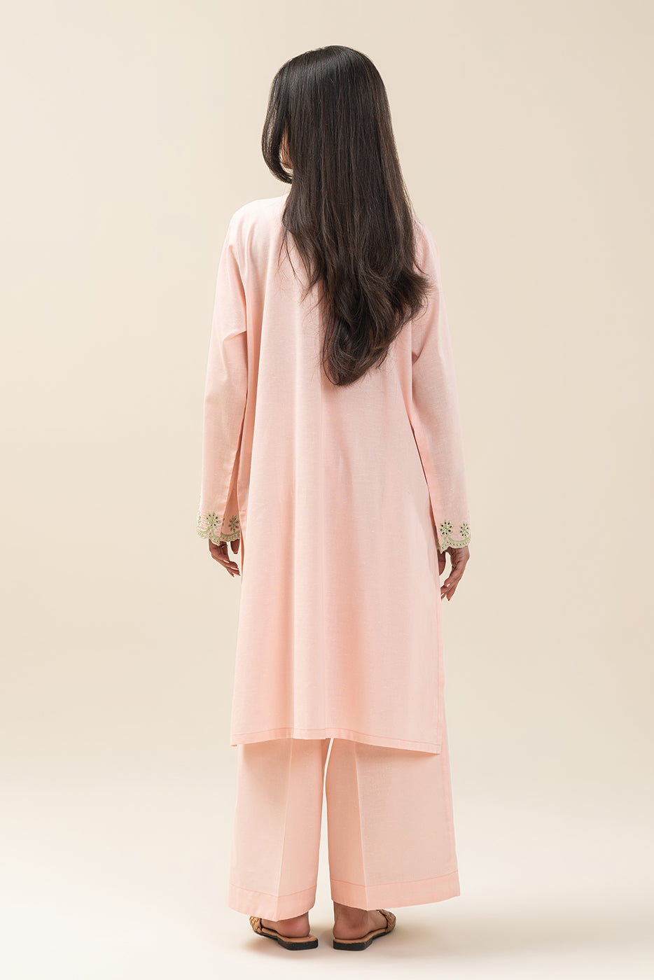 2 PIECE EMBROIDERED NEON NEPS SUIT (PRET)