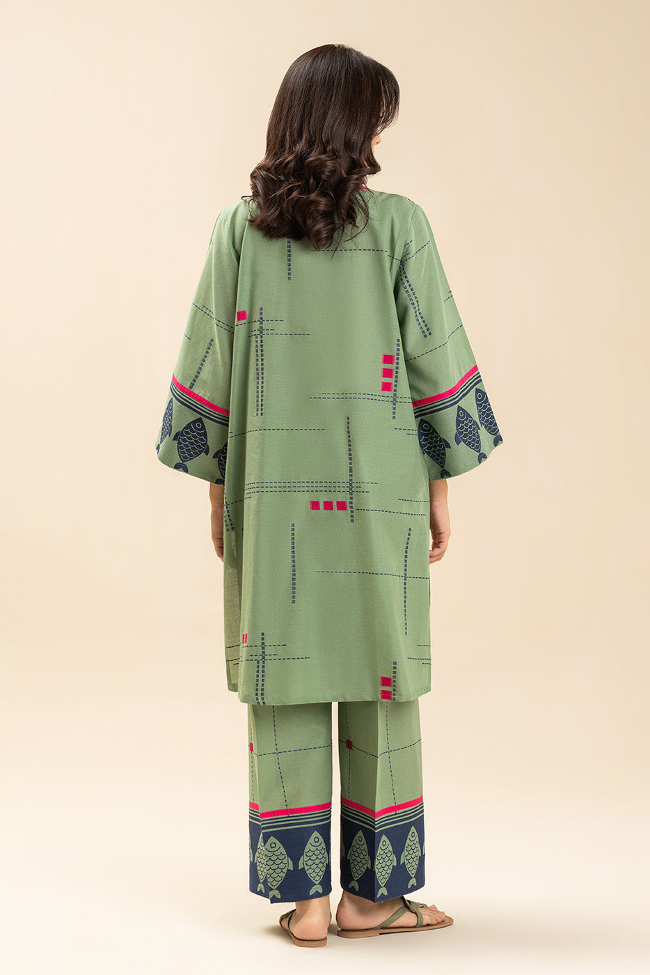 2 PIECE SOLID JACQUARD SUIT (PRET)