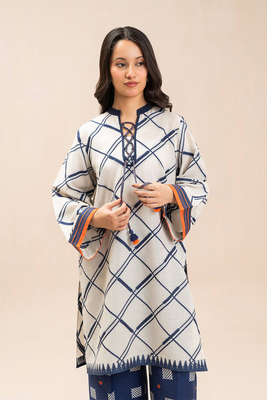 SOLID JACQUARD SHIRT (PRET)