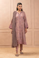 3 PIECE EMBROIDERED GOLD ZARI SUIT (HIGH CASUAL)