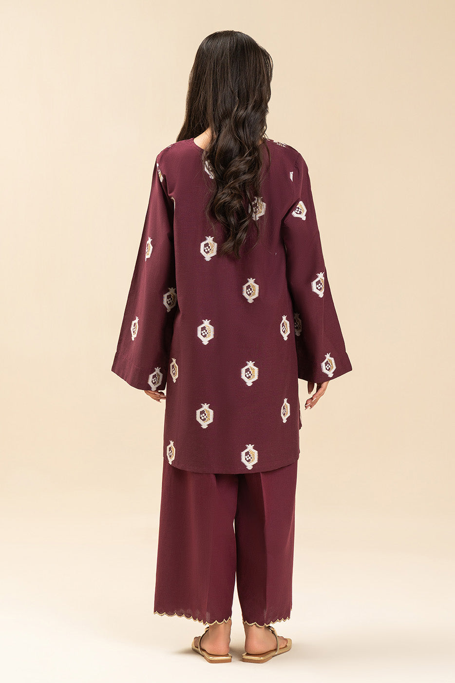 EMBROIDERED LUREX JACQUARD SHIRT (PRET)