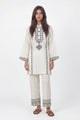 2 PIECE EMBROIDERED TWO WAY SLUB SUIT (PRET)