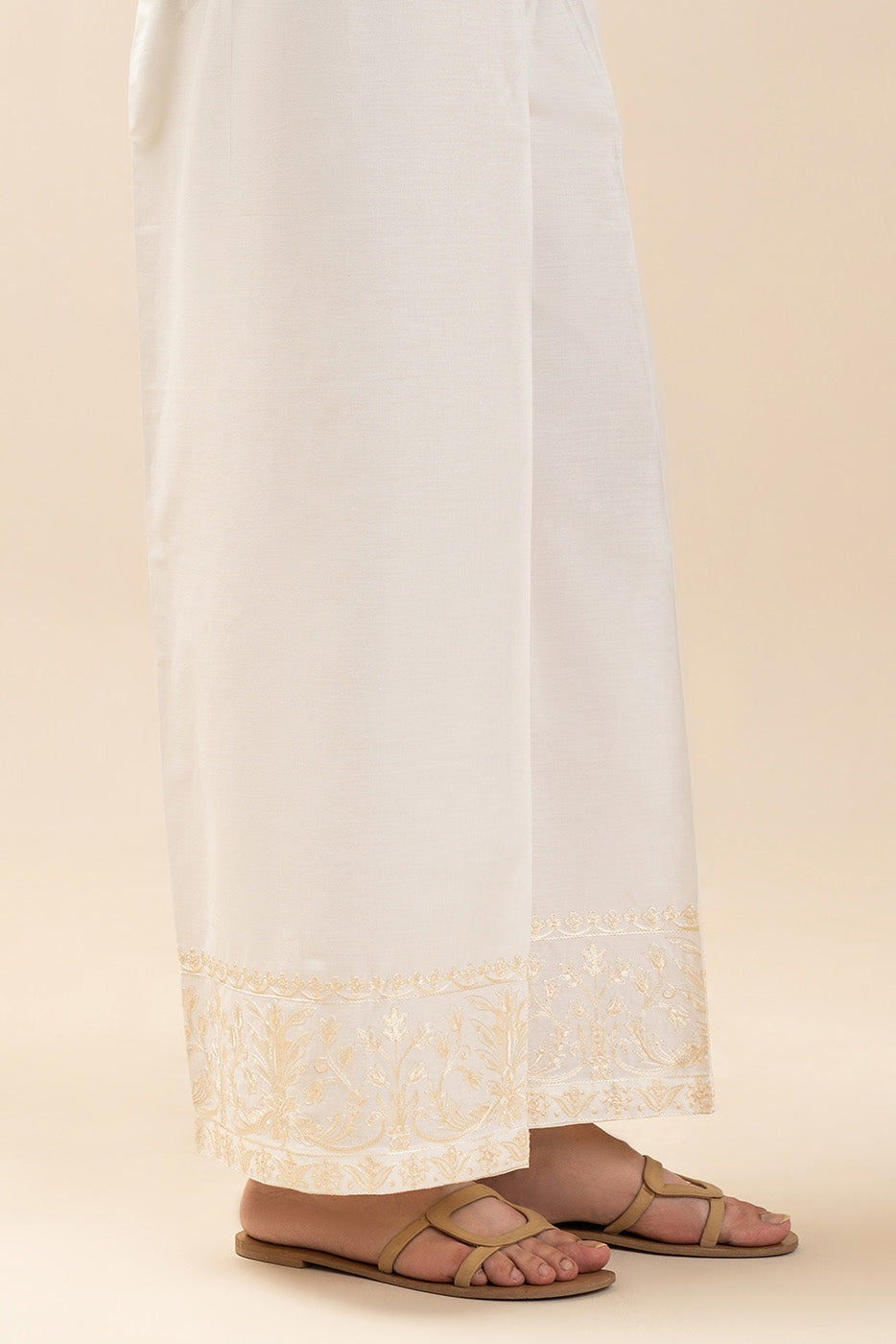 EMBROIDERED CULOTTE PANTS