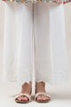 EMBROIDERED SCALOPPED PANTS