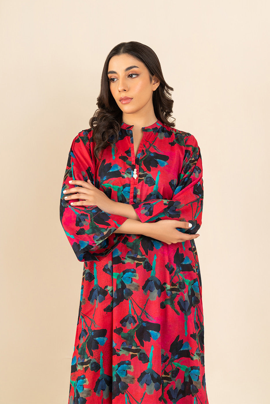 2 PIECE PRINTED LAWN SUIT (PRET)