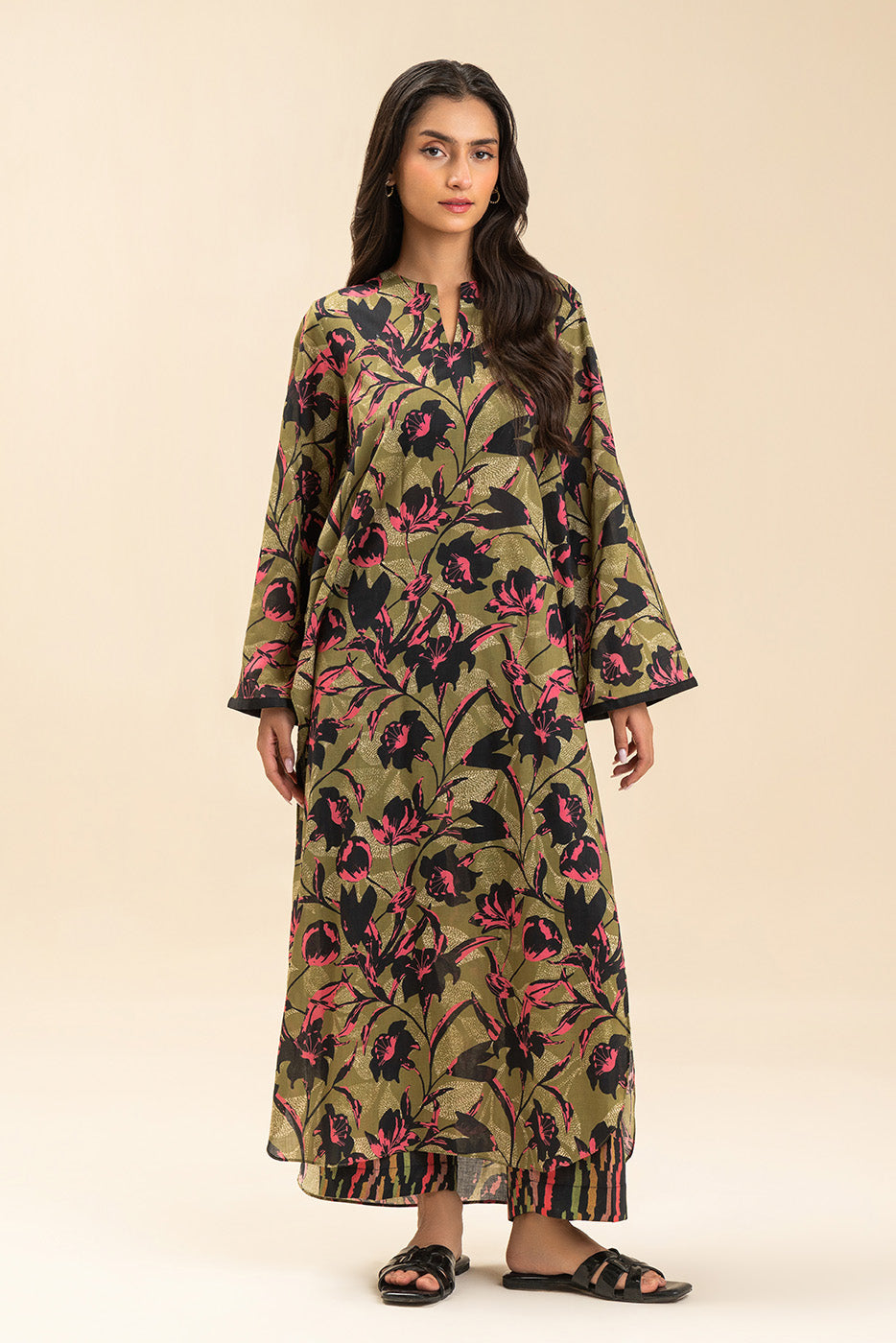 PRINTED LAWN SHIRT (PRET)