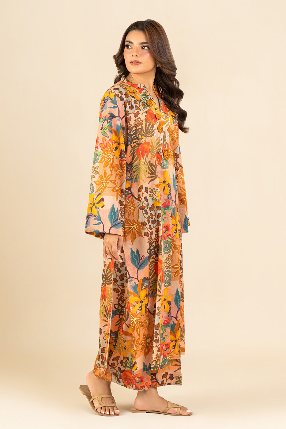 2 PIECE PRINTED LAWN SUIT (PRET)