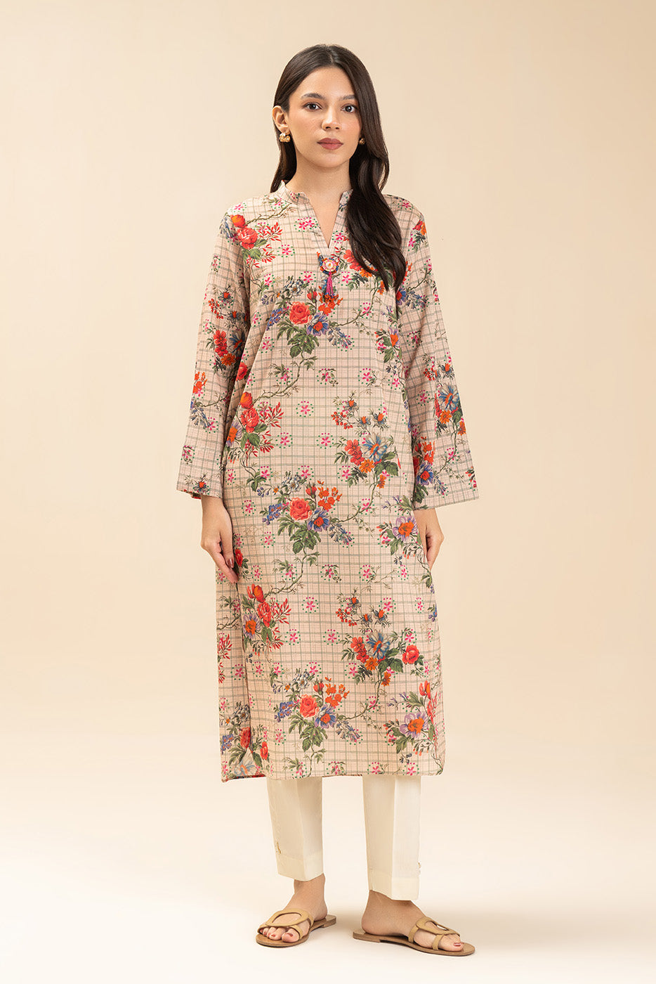 PRINTED LAWN SHIRT (PRET)
