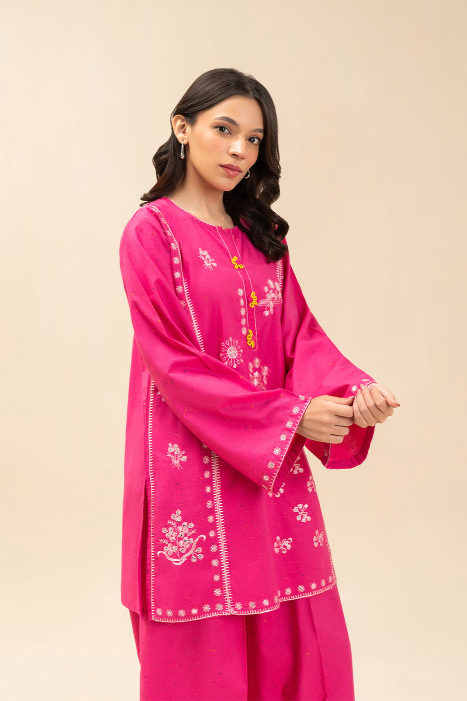 2 PIECE EMBROIDERED MULTI NEPS SUIT (FLOW)