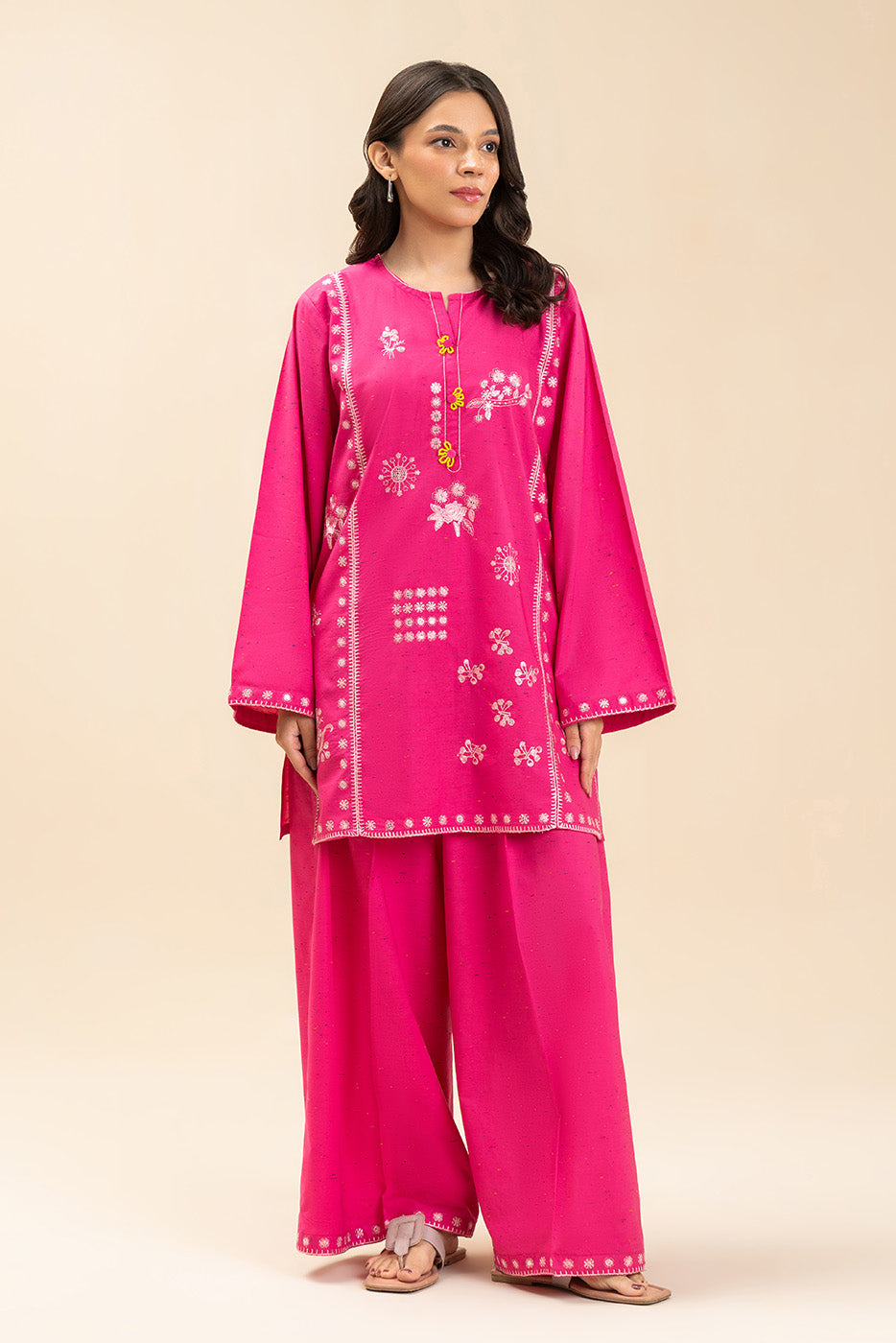 2 PIECE EMBROIDERED MULTI NEPS SUIT (FLOW)