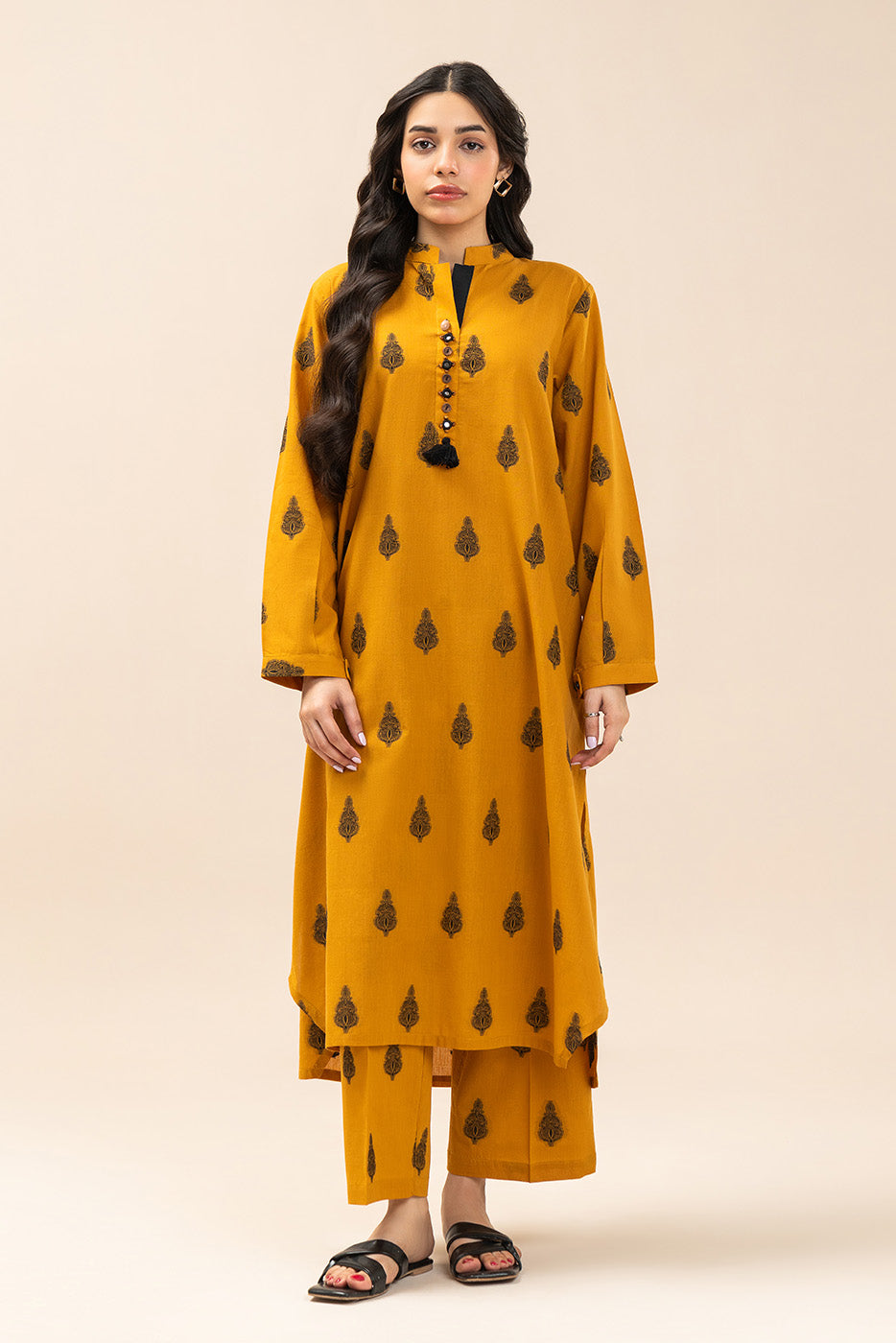 2 PIECE BASIC JACQUARD SUIT (PRET)