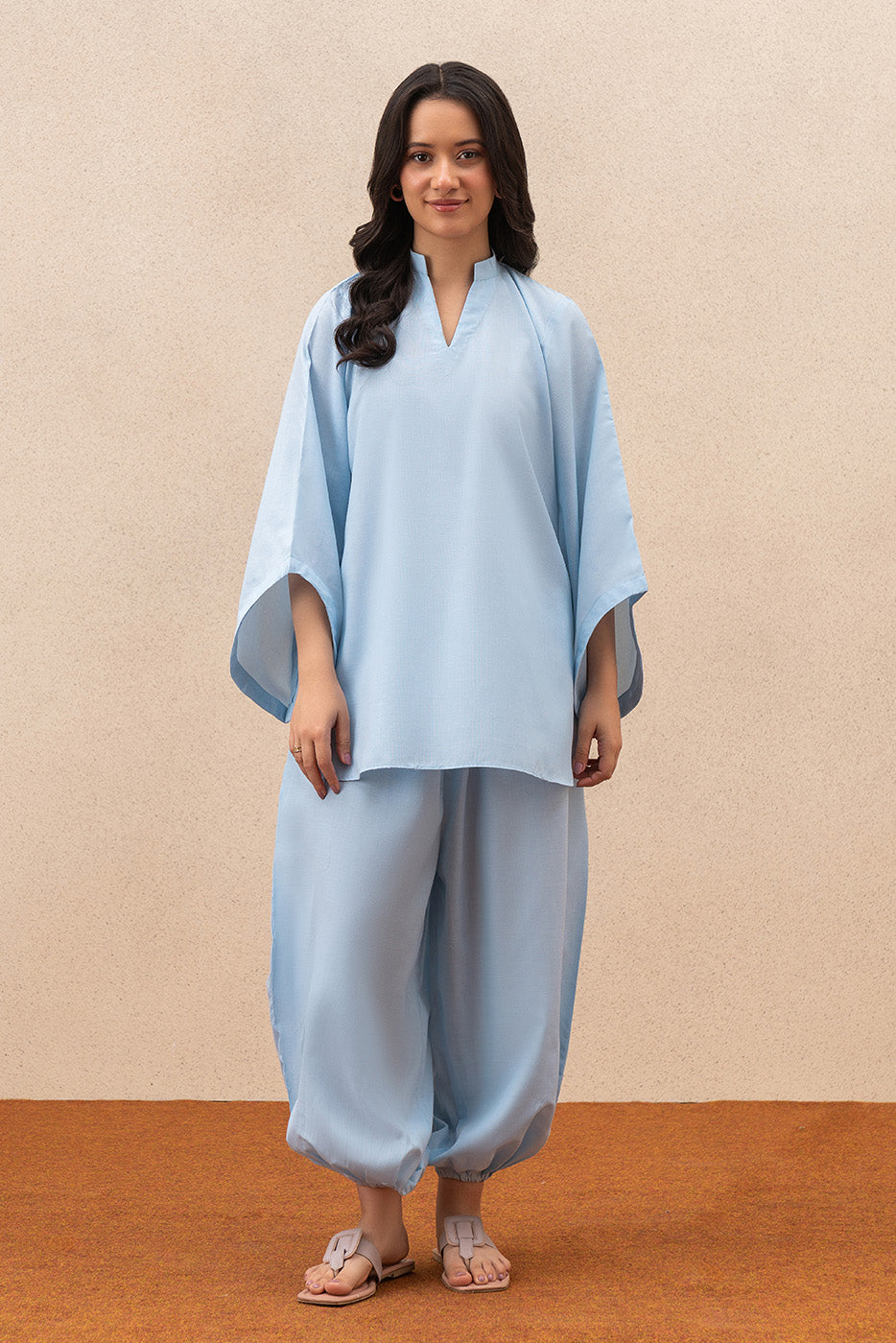 2 PIECE SOLID YARN DYED SUIT (PRET)