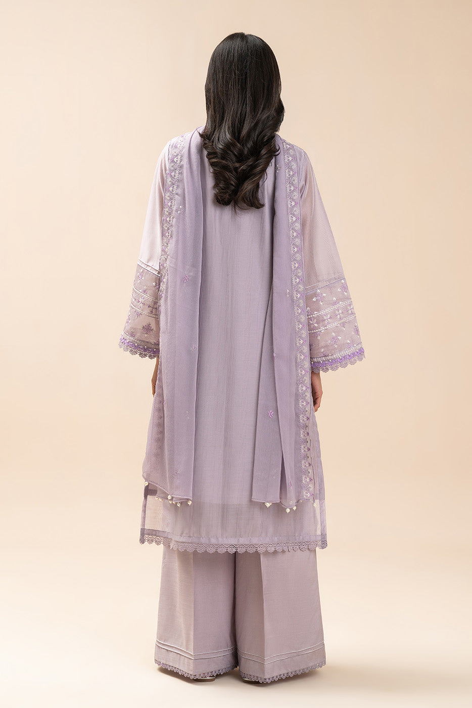4 Piece Embroidered Lawn Suit-Ornate (Unstitched)