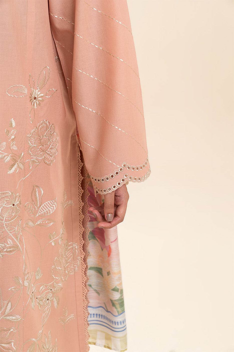 3 PIECE EMBROIDERED LAWN SUIT-VITAL FLORA (UNSTITCHED)