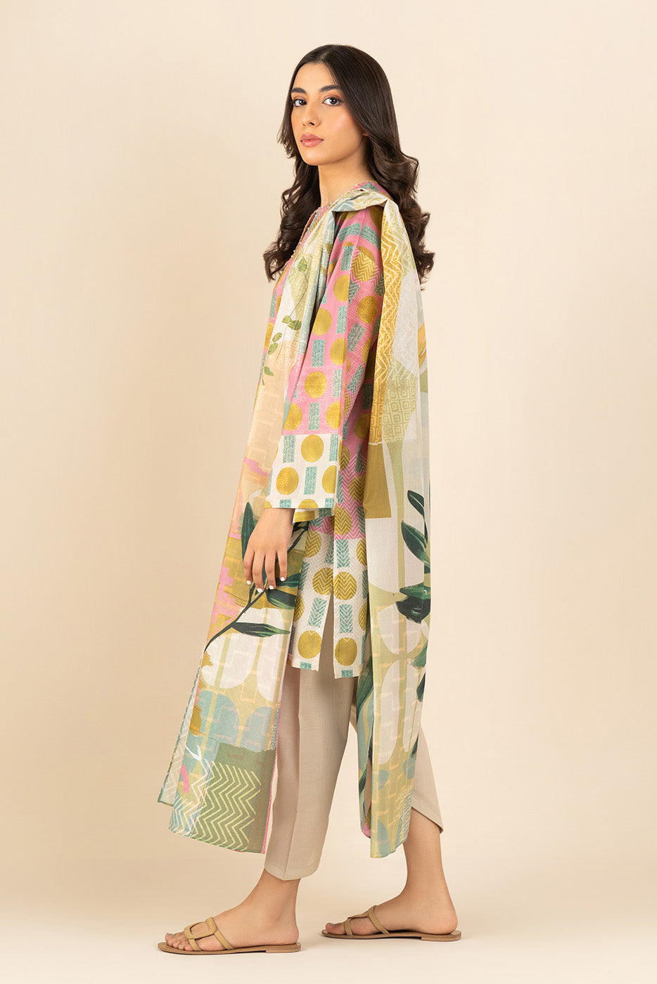 3 PIECE PRINTED LAWN SUIT (PRET) - BT12602UN004490A-MULTI-188225-8