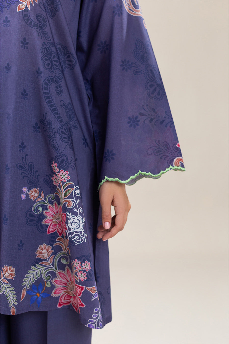 3 PIECE PRINTED LAWN SUIT (PRET)