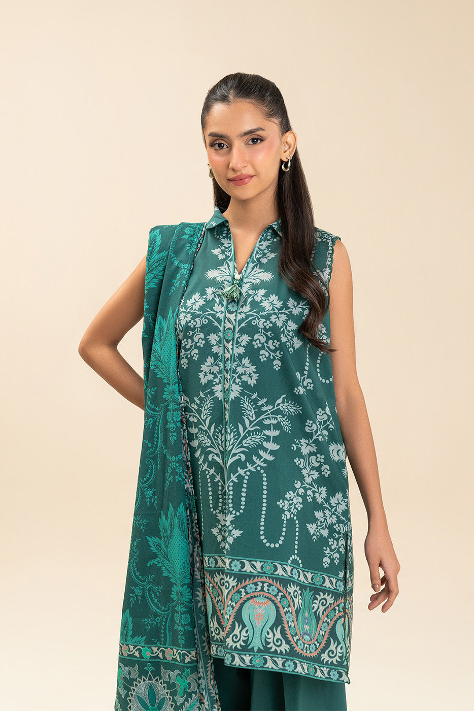 3 PIECE PRINTED LAWN SUIT-MOON MYSTERY (UNSTITCHED)