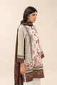 3 PIECE PRINT LAWN SUIT-ROYAL GARDEN (UNSTITCHED)
