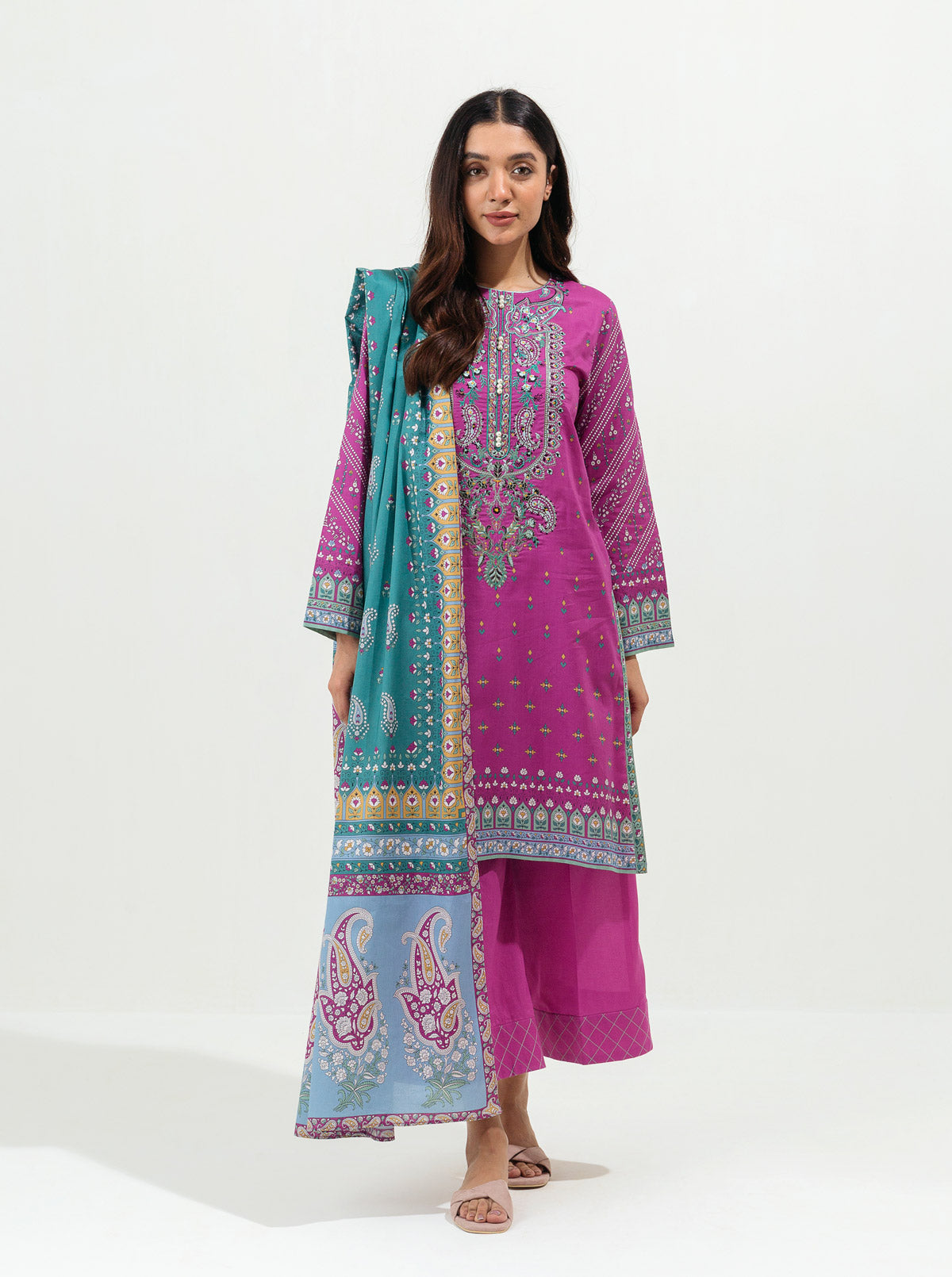 Magenta Blush-Embroidered-3P (UNSTITCHED)BT1S22U82-PINK-2000000189658-3P