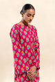 Plain organza dupatta with trimmings: