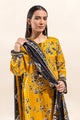 Plain chiffon dupatta with trimmings