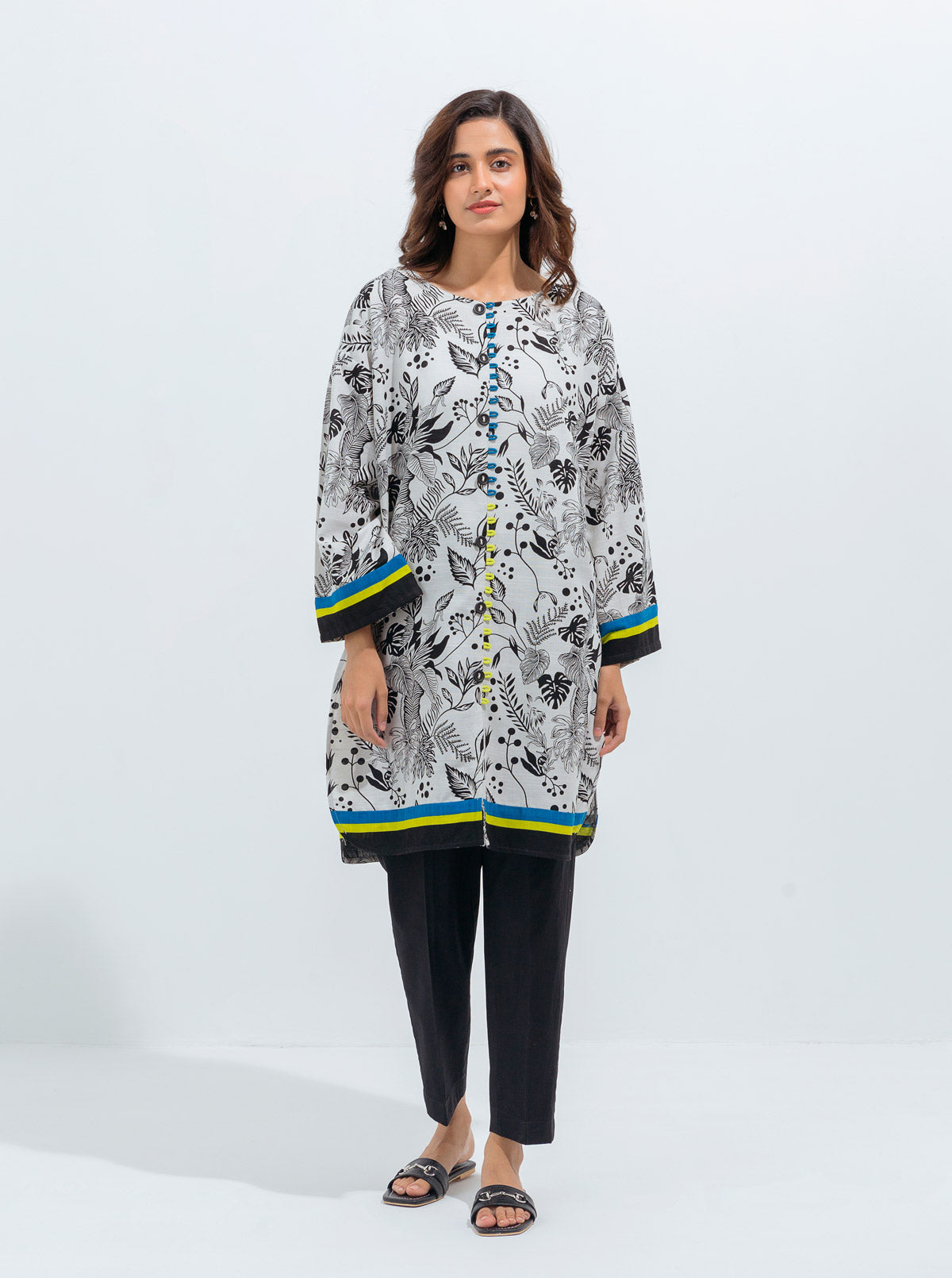 NOSTALGIC GARDEN-PRINTED-2P (UNSTITCHED)BT1W21U01-WHITE-2000000176070-2P