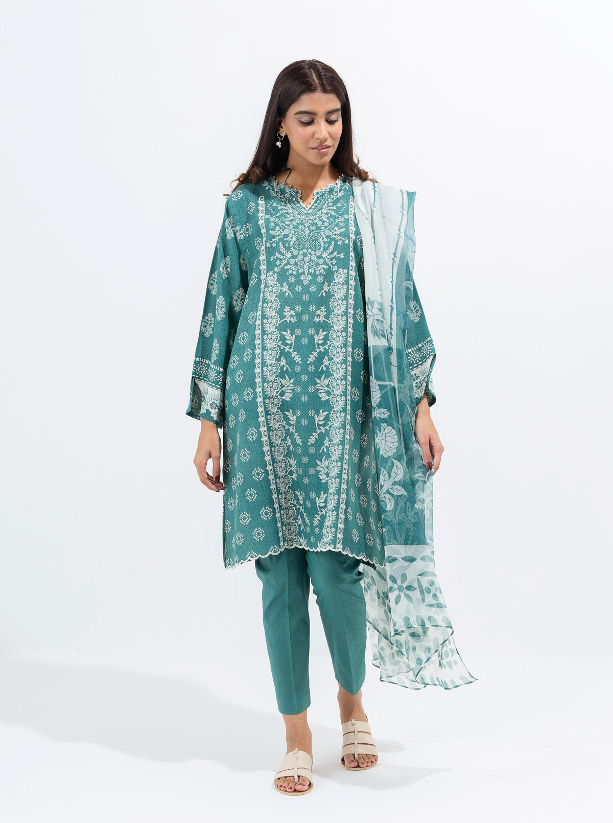 NOSTALGIA TEAL-PRINTED-3PBT1W21U38-GREEN-2000000177115-3P