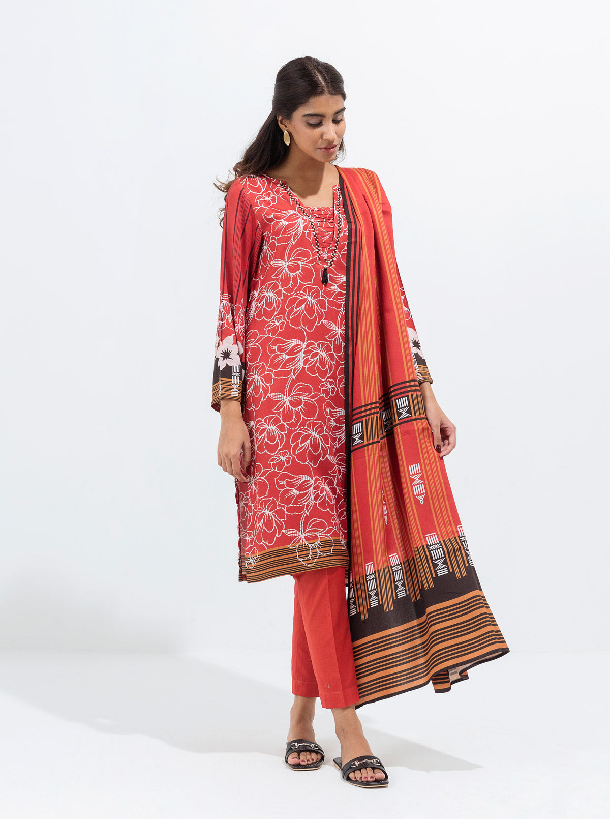 ENCHANTED BLOOM-PRINTED-2PBT1W21U80-RED-2000000177137-2P