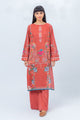 1 Piece - Printed Cambric Shirt - Amber Meadow (Unstitched)