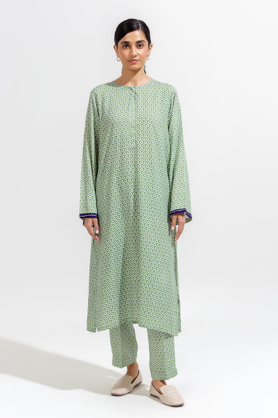 2 Piece Printed Viscose Suit (Pret)
