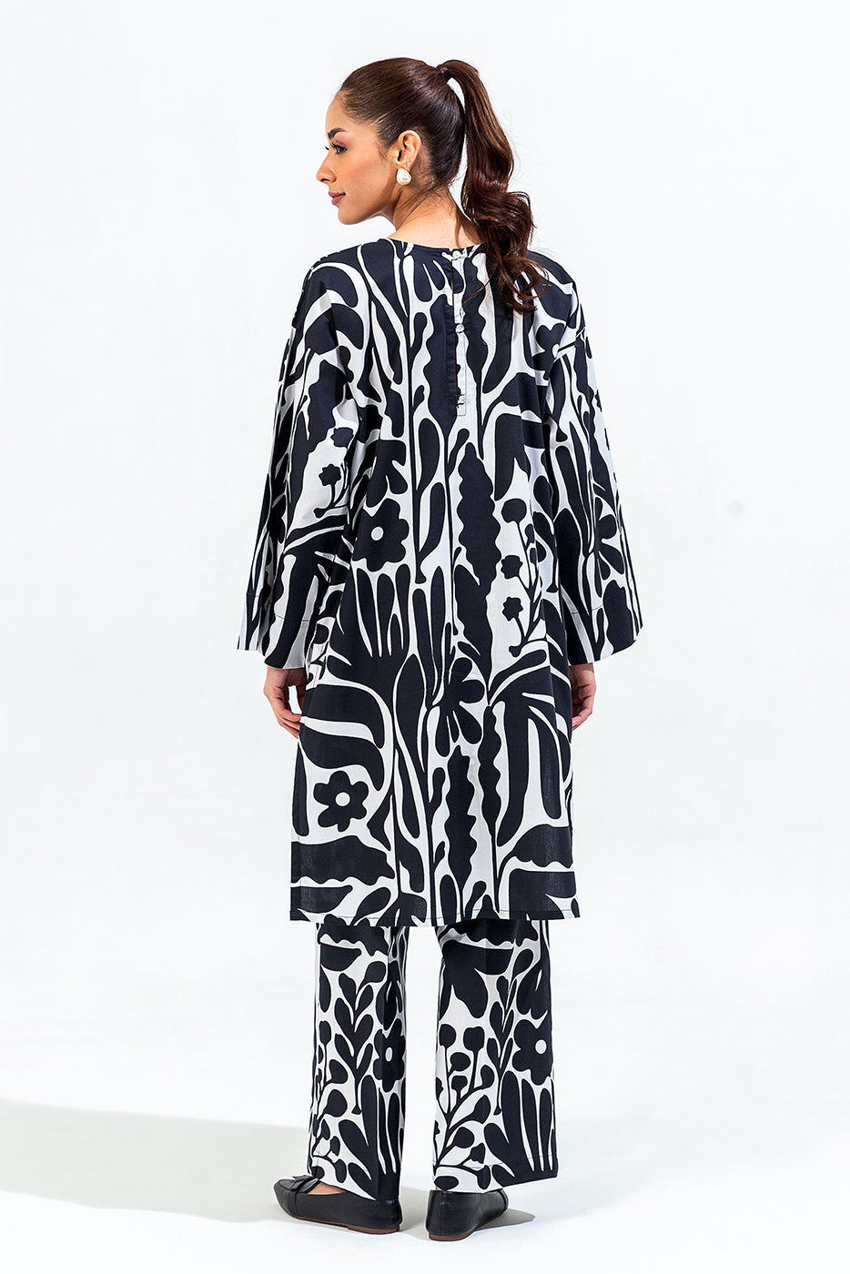 Printed Cambric Shirt (Pret)