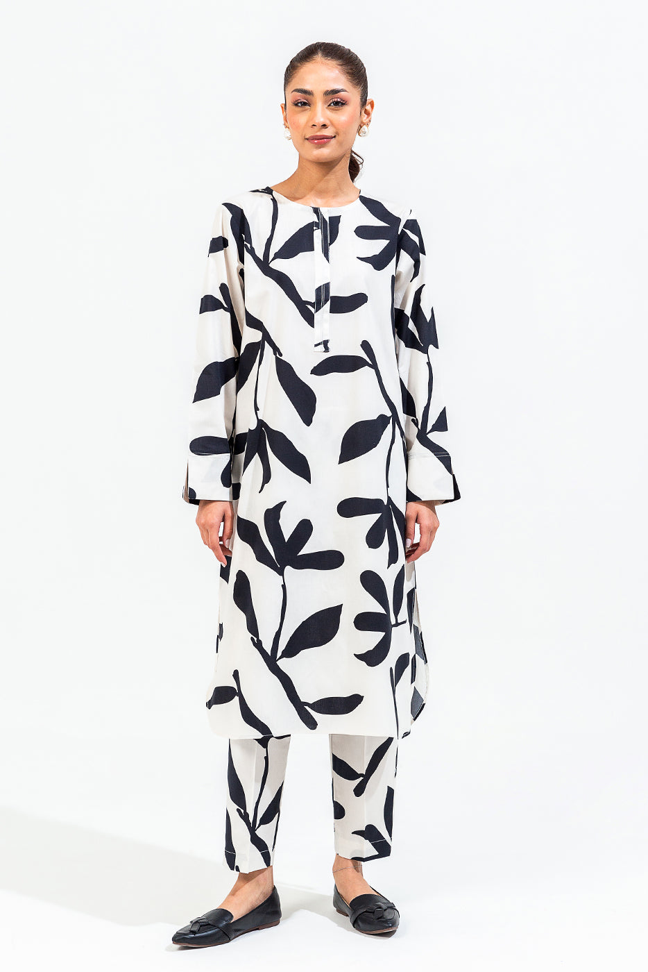 Printed Cambric Shirt (Pret)