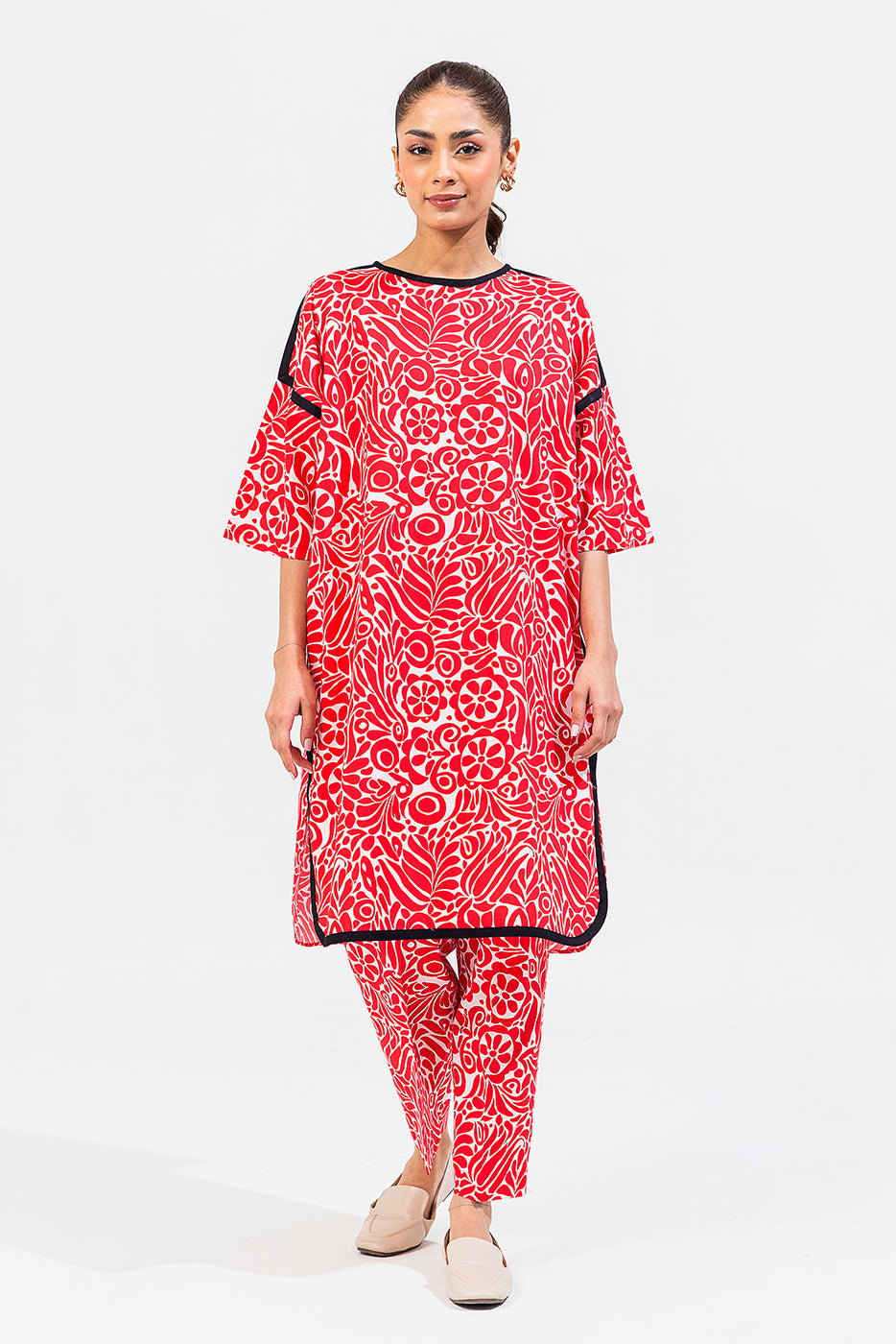 Printed Cambric Shirt (Pret)