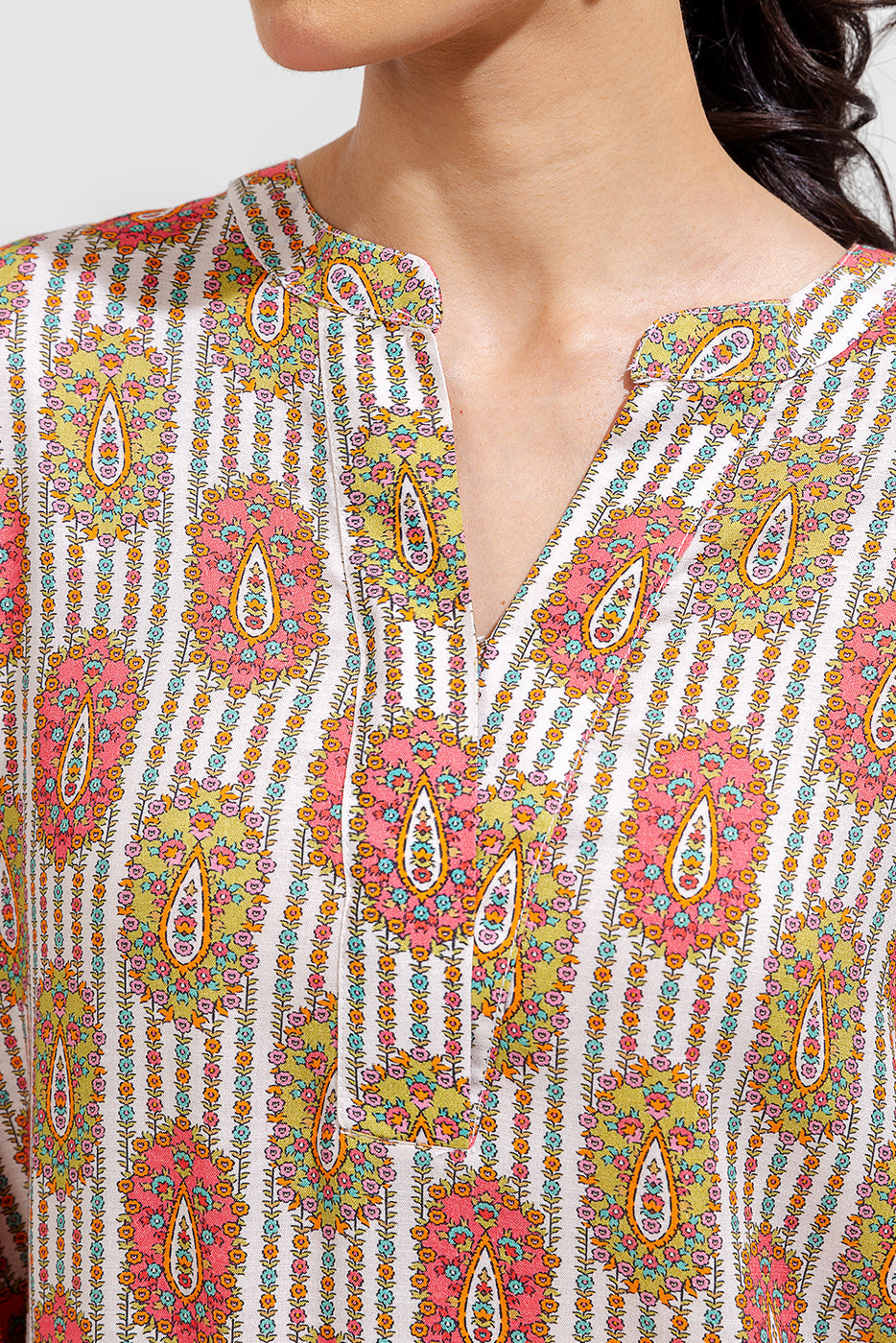 2 Piece Printed Viscose Suit (Pret)