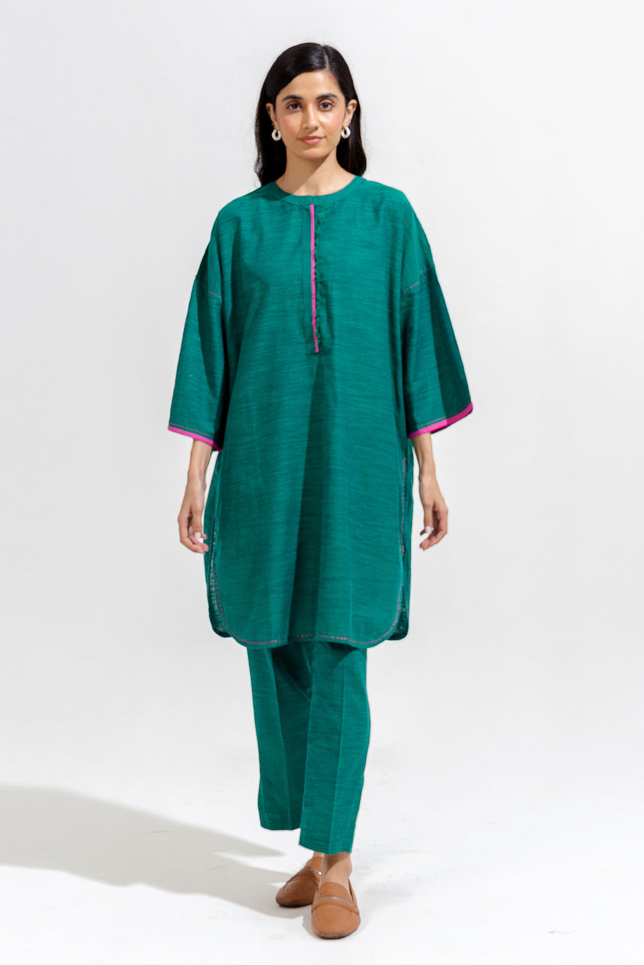 2 Piece Basic Khaddar Suit (Pret)