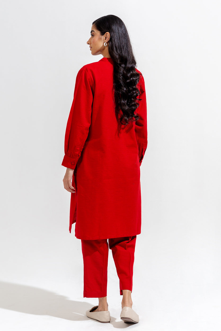 2 Piece Basic Slub Suit (Pret)