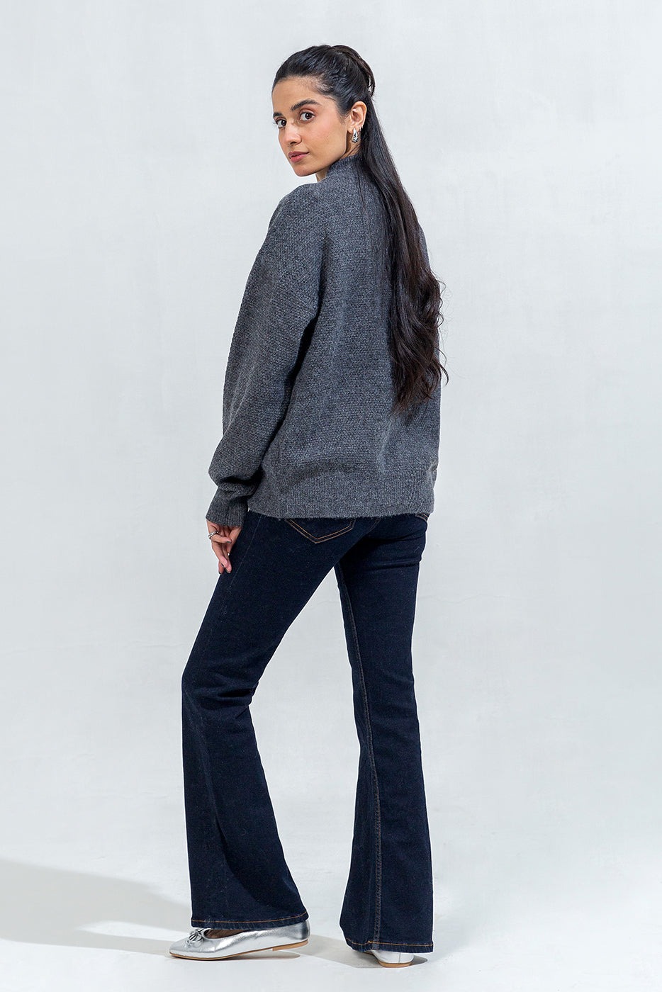Crew Neck Cardigan