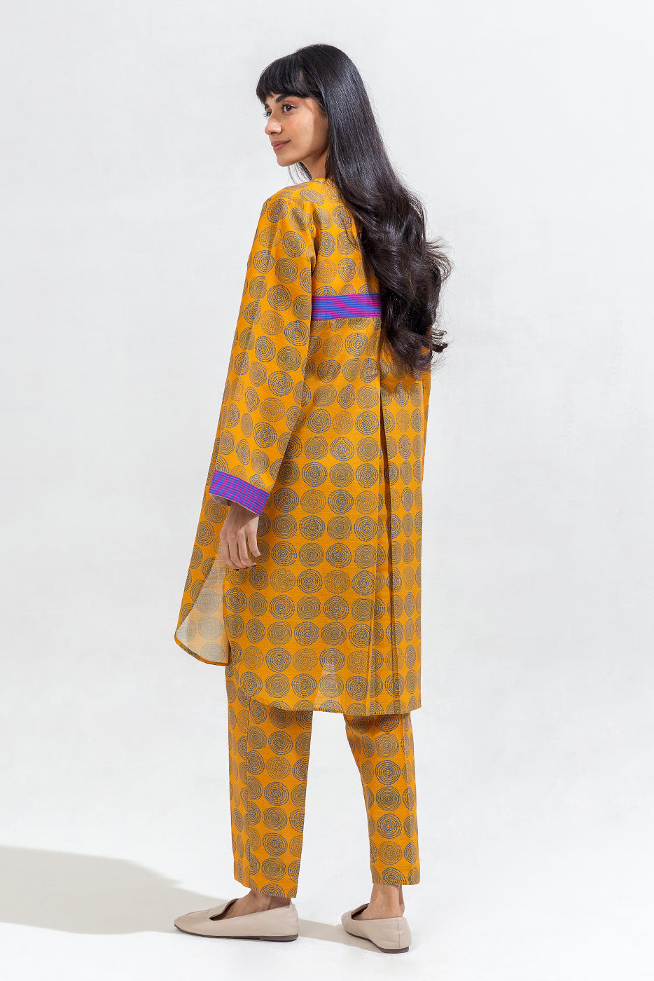 Printed Khaddar Shirt (Pret)