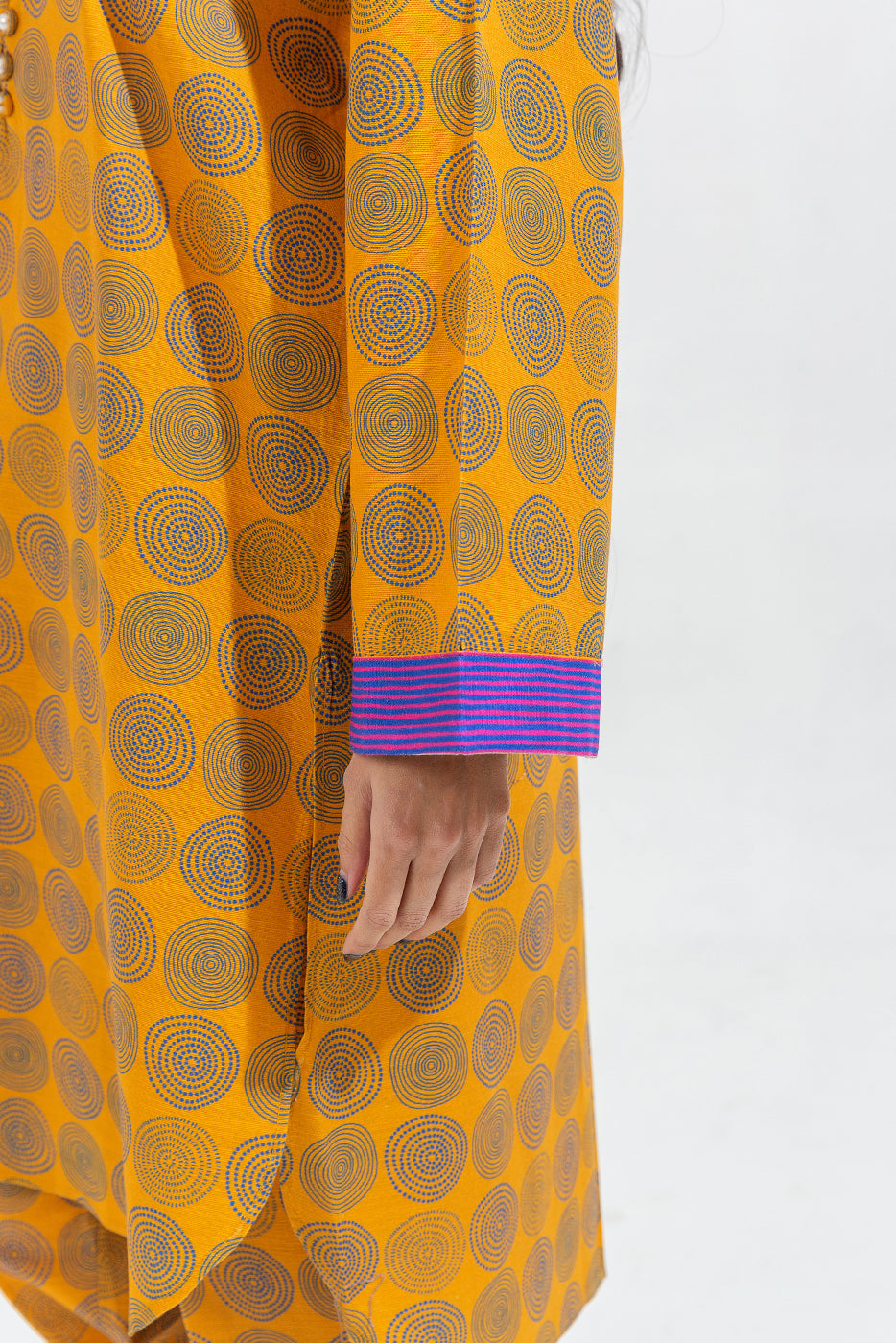 Printed Khaddar Shirt (Pret)