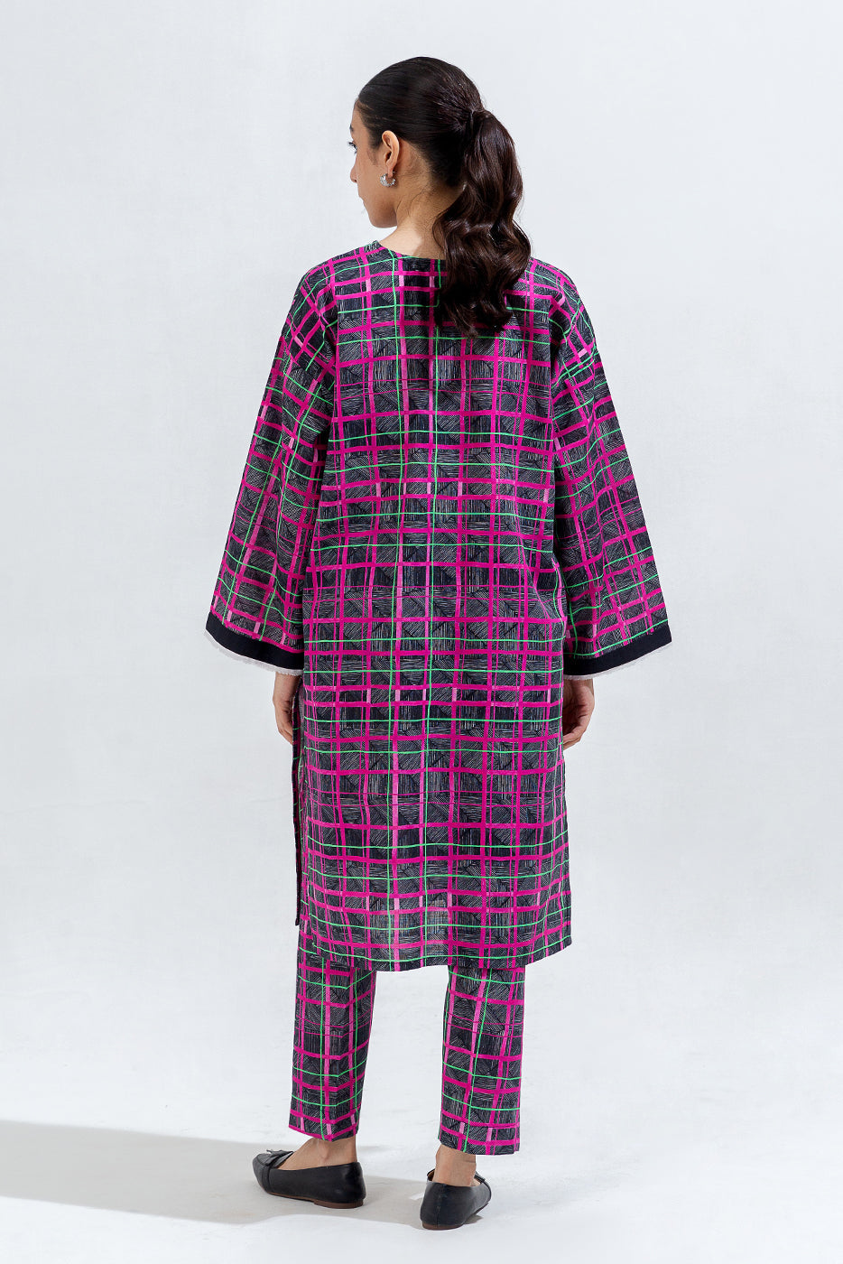 Printed Khaddar Shirt (Pret)