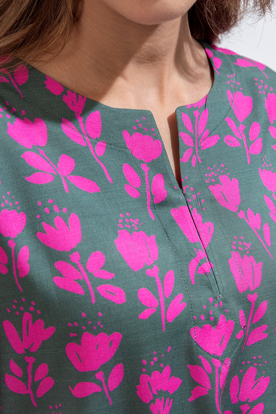 Printed Viscose Shirt (Pret)