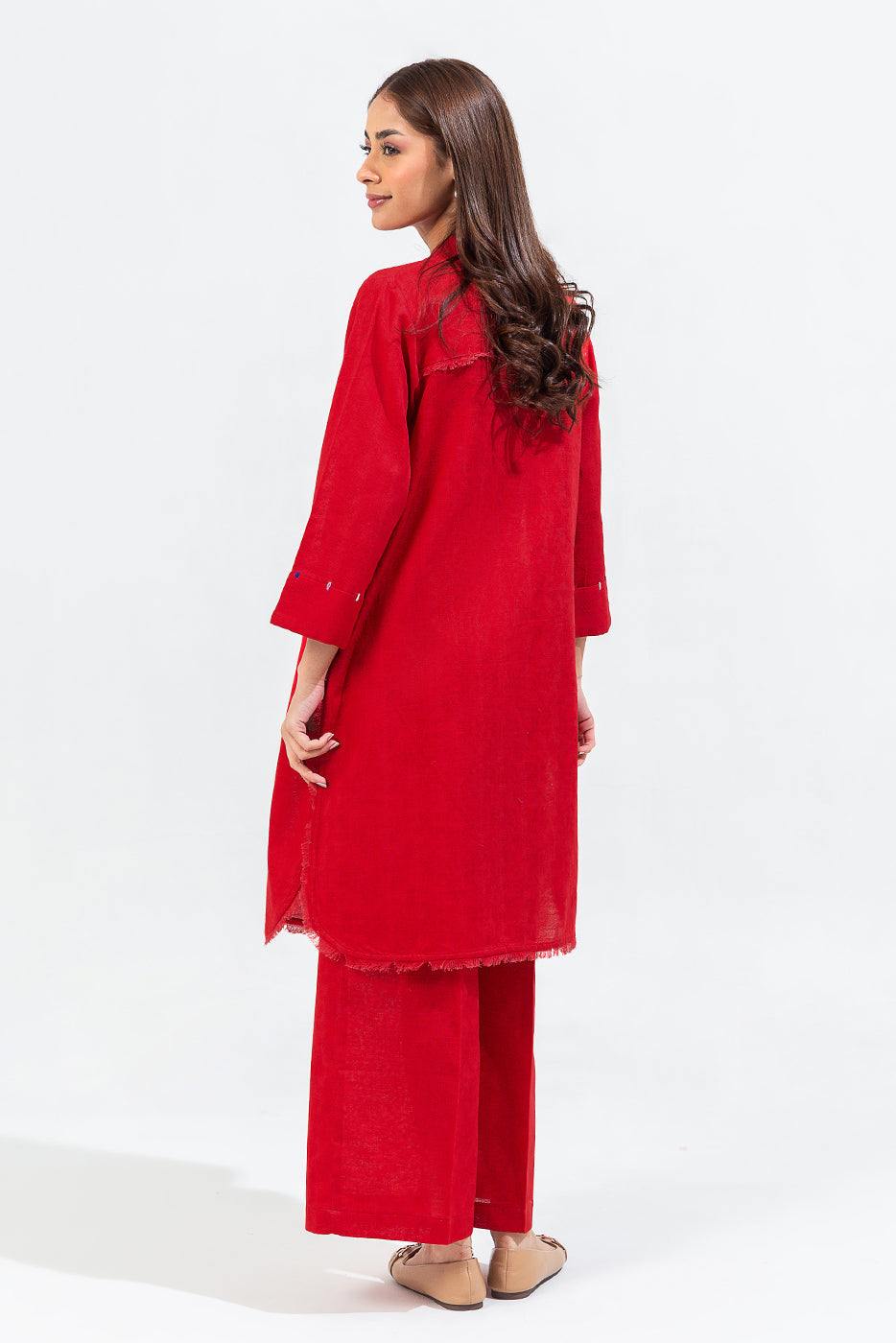 2 Piece Basic Khaddar Jacquard Suit (Pret)