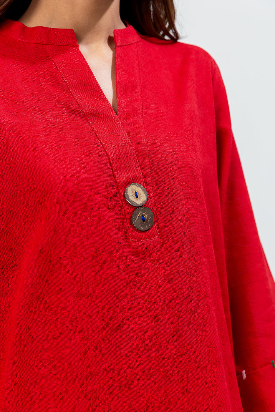 2 Piece Basic Khaddar Jacquard Suit (Pret)